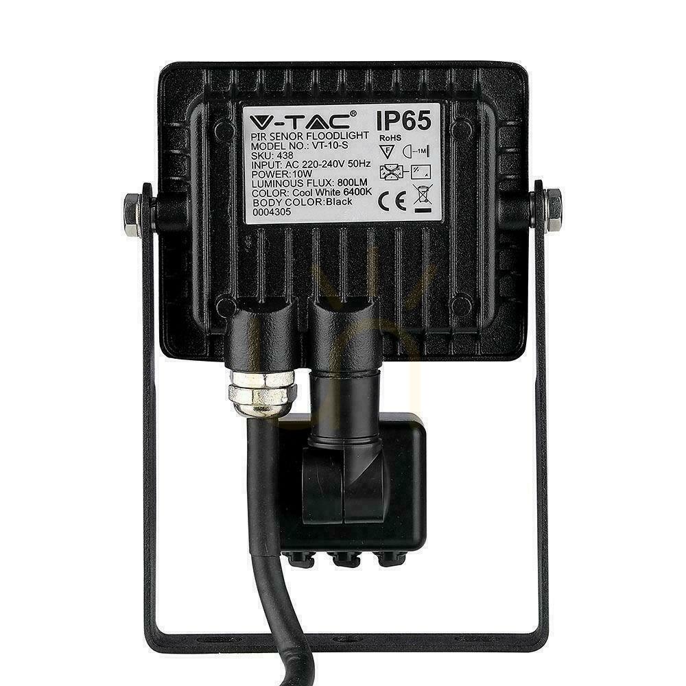Zobrazit V-TAC LED projektor 10W SAMSUNG CHIP Senzor pohybu s funkcí vypnutí černá VT-10-S-B 4000K 800lm Záruka 5 let V-TAC LED projektor 10W SAMSUNG CHIP Senzor pohybu s funkcí vypnutí černá VT-10-S-B 4000K 800lm Záruka 5 let