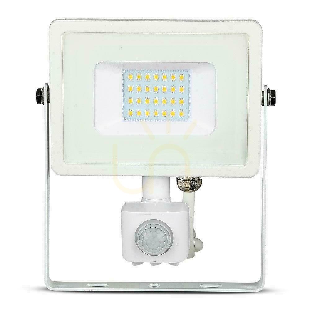 Kontrola V-TAC 20W LED projektor SAMSUNG CHIP Senzor pohybu s funkcí vypnutí Bílá VT-20-S-B 4000K 1600lm Záruka 5 let V-TAC 20W LED projektor SAMSUNG CHIP Senzor pohybu s funkcí vypnutí Bílá VT-20-S-B 4000K 1600lm Záruka 5 let