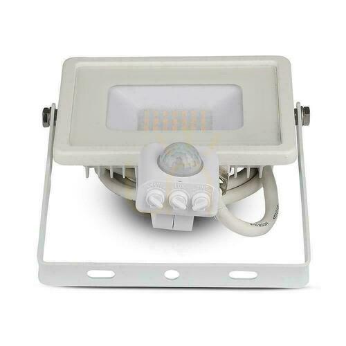Kontrola LED reflektor s čidlem pohybu V-TAC VT-20-S-B 20 W 1600 lm 6400 K bílý
