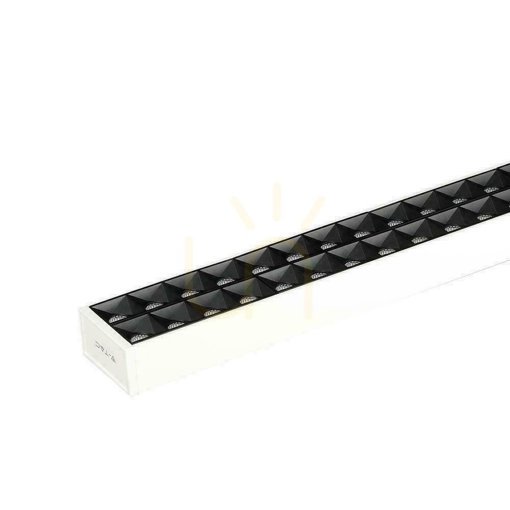 Pohled V-TAC LED lineární SAMSUNG CHIP 60W Top Down Pendant stmívatelný UGR6 White VT-7-61-W 4000K 6600lm 5 let záruka V-TAC LED lineární SAMSUNG CHIP 60W Top Down Pendant stmívatelný UGR6 White VT-7-61-W 4000K 6600lm 5 let záruka