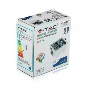 V-TAC Downlight SAMSUNG CHIP 16W UGR19 CRI90+ 12st VT-2-16 5700K 1280lm 5 let záruka svítidlo small 2