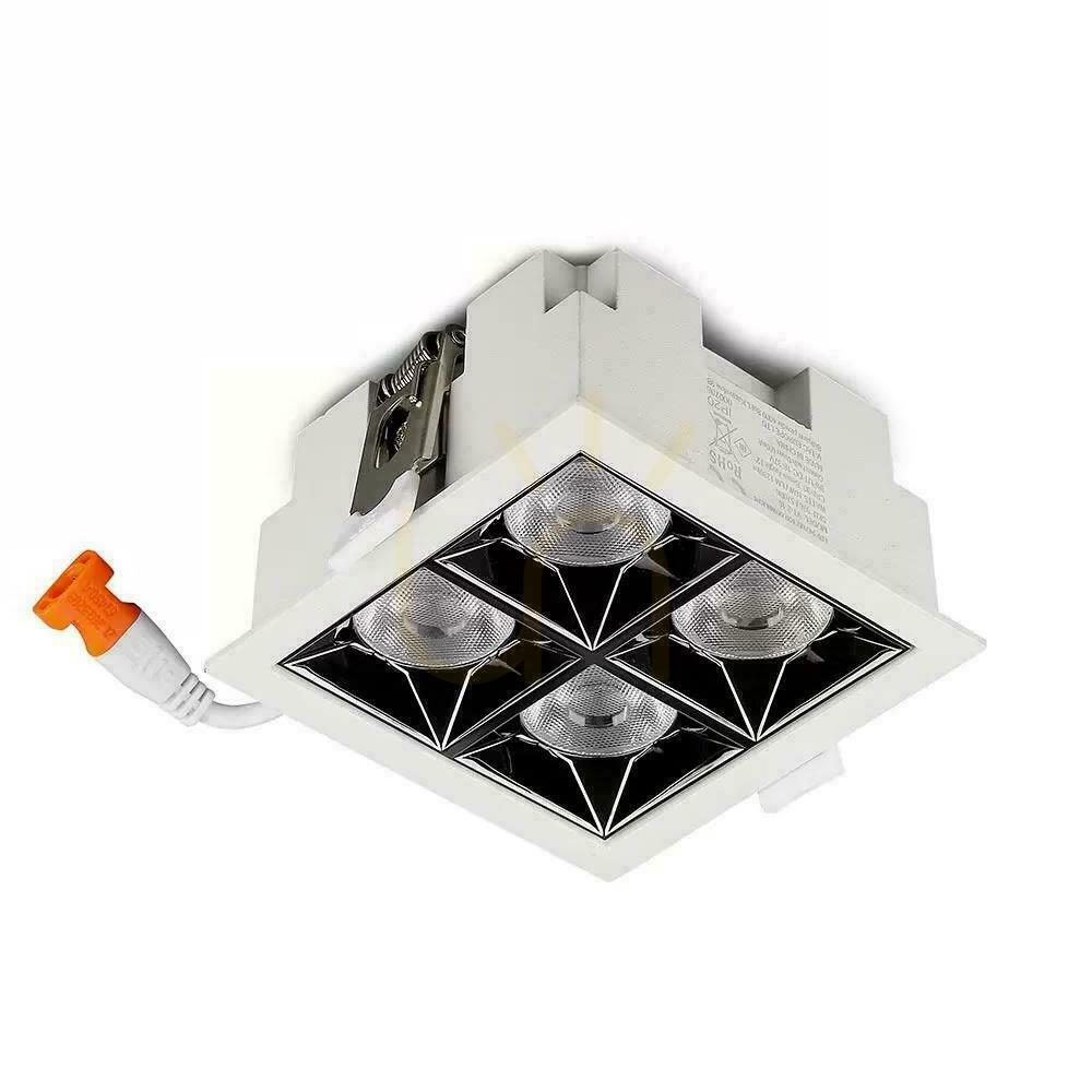Kontrola V-TAC Downlight SAMSUNG CHIP 16W UGR19 CRI90+ 12st VT-2-16 2700K 1280lm 5 let záruka svítidlo V-TAC Downlight SAMSUNG CHIP 16W UGR19 CRI90+ 12st VT-2-16 2700K 1280lm 5 let záruka svítidlo