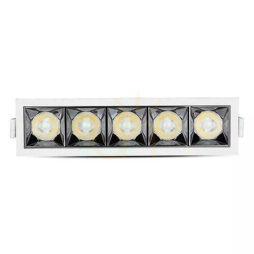 Kontrola V-TAC Downlight SAMSUNG CHIP 20W UGR19 CRI90+ 12st VT-2-21 5700K 1600lm 5 let záruka svítidlo