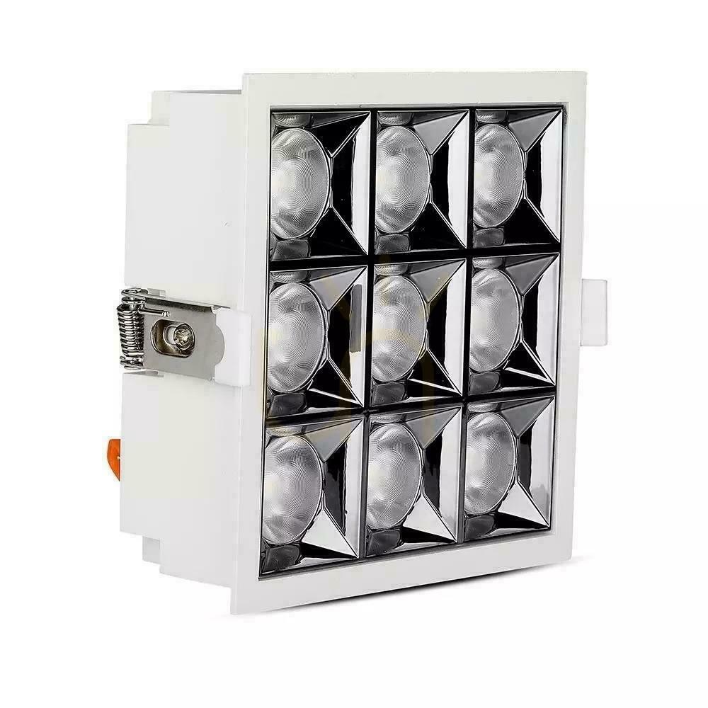 Náhled V-TAC downlight SAMSUNG CHIP 36W UGR19 CRI90+ 12st VT-2-36 5700K 2880lm 5 let záruka V-TAC downlight SAMSUNG CHIP 36W UGR19 CRI90+ 12st VT-2-36 5700K 2880lm 5 let záruka