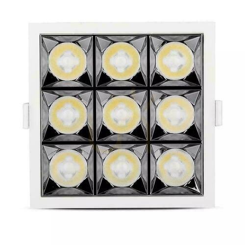 Kontrola Downlight V-TAC VT-2-36-1 SAMSUNG CHIP 36 W, 2880 lm, 5700 K, CRI 90+, UGR19, 38°, záruka 5 let