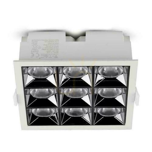 Kontrola Downlight V-TAC VT-2-36-1 SAMSUNG CHIP 36 W, 2880 lm, 5700 K, CRI 90+, UGR19, 38°, záruka 5 let