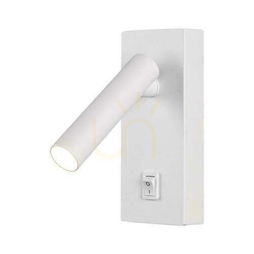 Kontrola Bílé nástěnné LED svítidlo na čtení V-TAC VT-402 2 W 3000 K s vypínačem