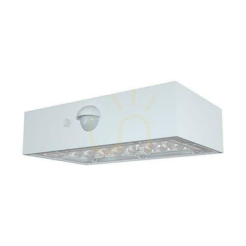 Kontrola Solární lampa V-TAC 3W CCT Motion Sensor White VT-403 3000K-4000K 350lm Zahradní nástěnná lampa.