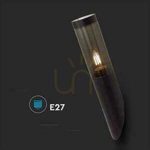 V-TAC 400x76mm Zahradní nástěnná lampa černá IP44 E27 VT-1183 3 V-TAC 400x76mm Zahradní nástěnná lampa černá IP44 E27 VT-1183 small 3