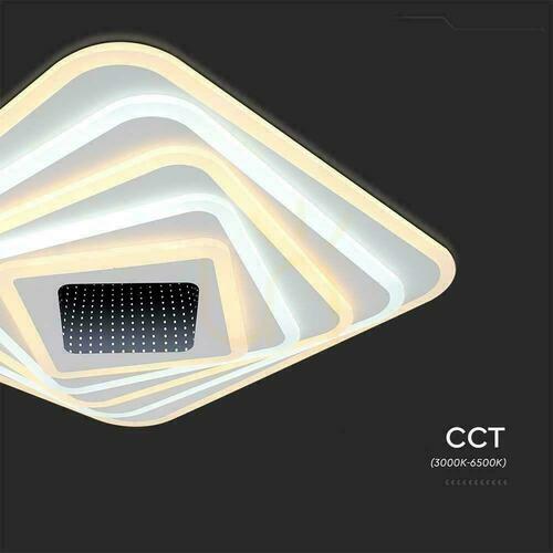 Kontrola Stropní svítidlo V-TAC 150W LED CCT Pilot VT-7958 3000K-6500K 15500lm.