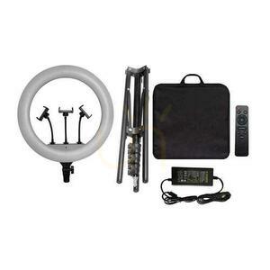 LED kruhové světlo pro 3 telefony V-TAC 55W fi44cm Tripod Pilot Case VT-45055 3200K-5500K 6000lm 2 LED kruhové světlo pro 3 telefony V-TAC 55W fi44cm Tripod Pilot Case VT-45055 3200K-5500K 6000lm small 2