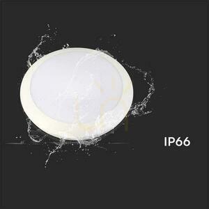 Plafond V-TAC 20W LED kulatý IP44 Senzor pohybu Mikrovlnná trouba IK10 30cm bílá VT-8222 3000K-4000K-6000K 1800lm Záruka 5 let small 9