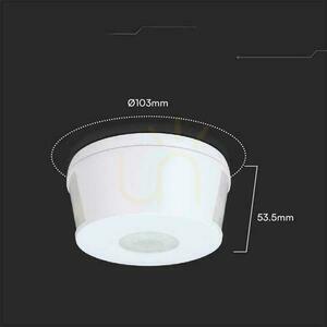 Pohybové čidlo V-TAC VT-81000, stropní, 360°, Ø103 mm, max. 1000 W LED, bílé small 6