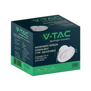 Mikrovlnný pohybový senzor V-TAC Stropní skrytý 360st fi80 1200W Bílý VT-80360 Záruka 5 let small 5