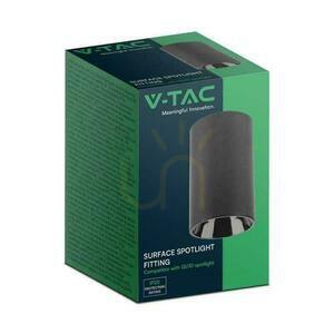 Přisazené stropní svítidlo V-TAC VT-1131 GU10, černé, Ø65 × 100 mm small 1