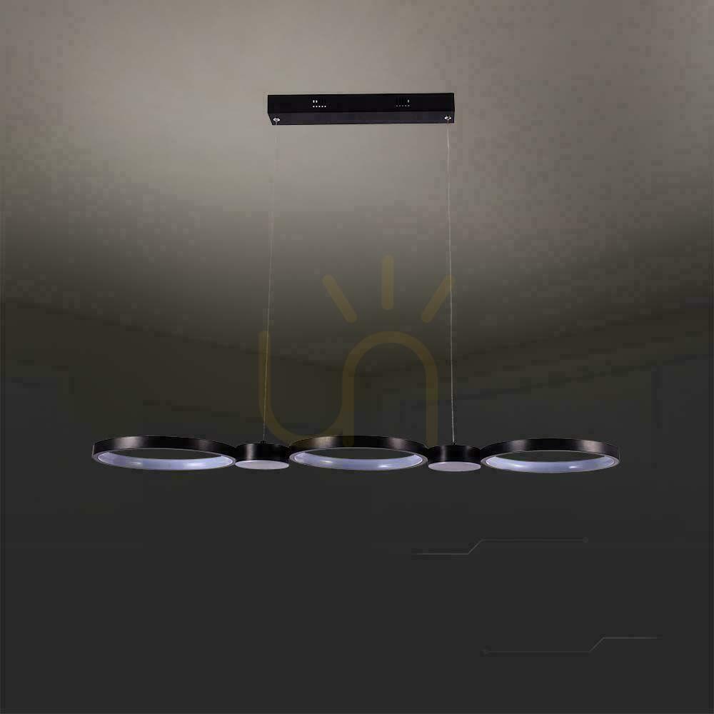 Náhled V-TAC 38W LED závěsné svítidlo černé VT-7820 4000K 4560lm V-TAC 38W LED závěsné svítidlo černé VT-7820 4000K 4560lm