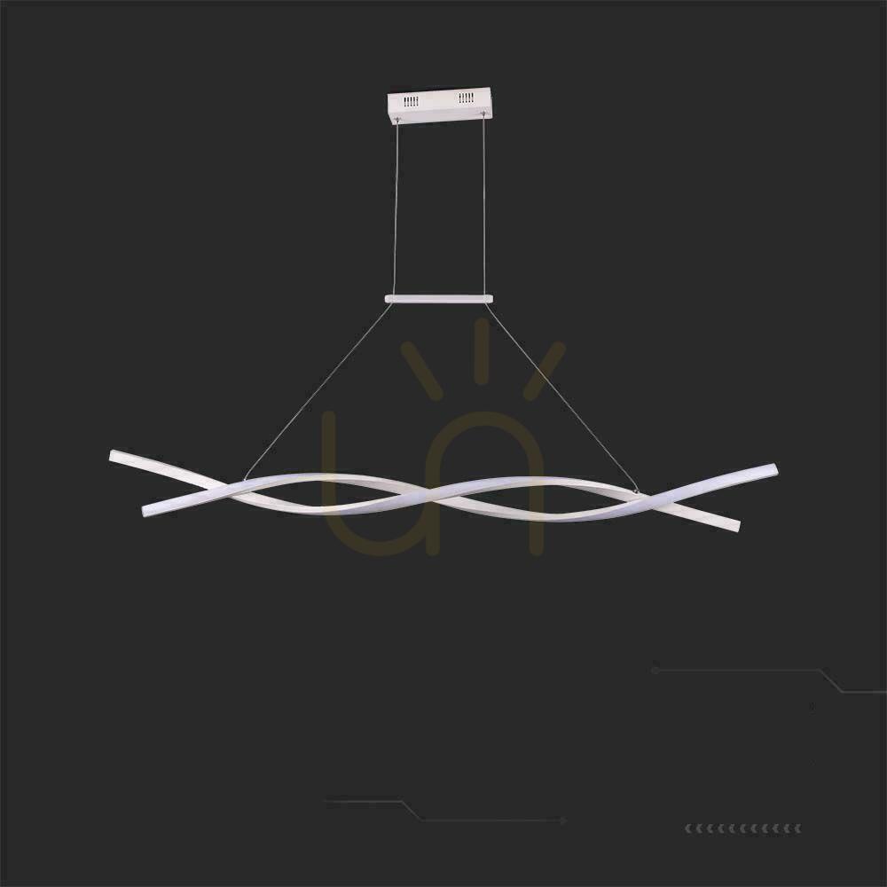 Kontrola V-TAC 30W LED závěsné svítidlo bílé VT-7822 4000K 3450lm V-TAC 30W LED závěsné svítidlo bílé VT-7822 4000K 3450lm