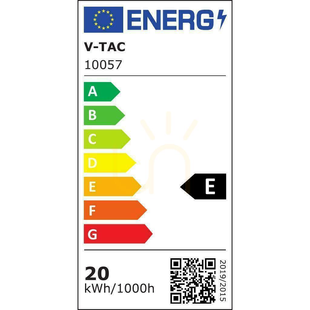 Pohled V-TAC 20W LED závěsné svítidlo černé VT-7826 4000K 2500lm V-TAC 20W LED závěsné svítidlo černé VT-7826 4000K 2500lm