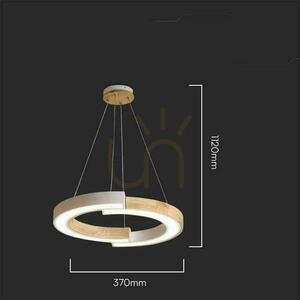 Závěsné svítidlo V-TAC 12W LED Wood VT-7828 3000K 4000lm small 1