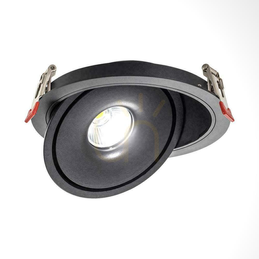 Pohled V-TAC LED naklápěcí stropní svítidlo 12W LED COB CRI90+ CCT černá VT-2512 3000K-4000K-6400K 785lm V-TAC LED naklápěcí stropní svítidlo 12W LED COB CRI90+ CCT černá VT-2512 3000K-4000K-6400K 785lm