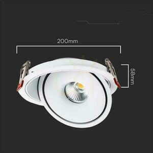 V-TAC LED výklopné svítidlo 30W LED COB CRI90+ CCT White VT-2532 3000K-4000K-6400K 2500lm. 5 V-TAC LED výklopné svítidlo 30W LED COB CRI90+ CCT White VT-2532 3000K-4000K-6400K 2500lm. small 5