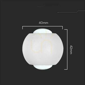Bílé nástěnné svítidlo V-TAC VT-2502 LED 2 W IP54, nahoru a dolů, 3000 K small 3