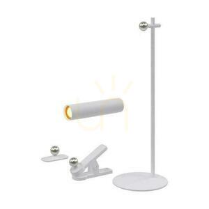 V-TAC Stolní lampa 4 v 1 37cm Svítilna s klipem na tapety 3W LED bílá VT-7413 4000K 300lm 3 V-TAC Stolní lampa 4 v 1 37cm Svítilna s klipem na tapety 3W LED bílá VT-7413 4000K 300lm small 3