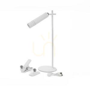 V-TAC Stolní lampa 4 v 1 37cm Svítilna s klipem na tapety 3W LED bílá VT-7413 4000K 300lm 4 V-TAC Stolní lampa 4 v 1 37cm Svítilna s klipem na tapety 3W LED bílá VT-7413 4000K 300lm small 4