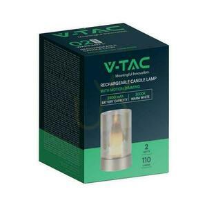 V-TAC Noční světlo na svíčky 3W LED nabíjecí USB stmívatelné zlaté VT-7564 3000K 110lm. small 1