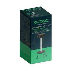 V-TAC 3W LED stolní lampa na noční stolek 23 cm USB nabíjení CCT stmívatelná černá VT-7567 3000K-6000K 210lm 1 V-TAC 3W LED stolní lampa na noční stolek 23 cm USB nabíjení CCT stmívatelná černá VT-7567 3000K-6000K 210lm small 1