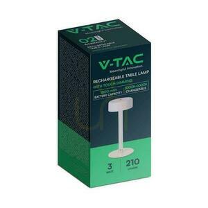 V-TAC 3W LED stolní lampa 23cm USB nabíjení CCT stmívatelná bílá VT-7567 3000K-6000K 210lm 1 V-TAC 3W LED stolní lampa 23cm USB nabíjení CCT stmívatelná bílá VT-7567 3000K-6000K 210lm small 1