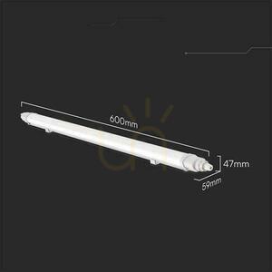 Propojitelné prachotěsné LED svítidlo V-TAC L-SERIES VT-80060 60 cm 18 W 4000 K IP65 small 4