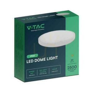Stropní svítidlo V-TAC 24W LED kulatý 29cm povrchová montáž IP44 bílá VT-8624 4000K 2500lm small 2