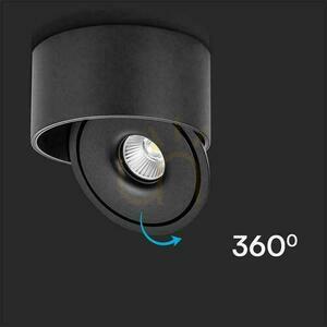 Povrchové stropní svítidlo V-TAC 20W Tilt CRI90 CCT černá VT-2825 3000K-4000K-6400K 1408lm. 10 Povrchové stropní svítidlo V-TAC 20W Tilt CRI90 CCT černá VT-2825 3000K-4000K-6400K 1408lm. small 10