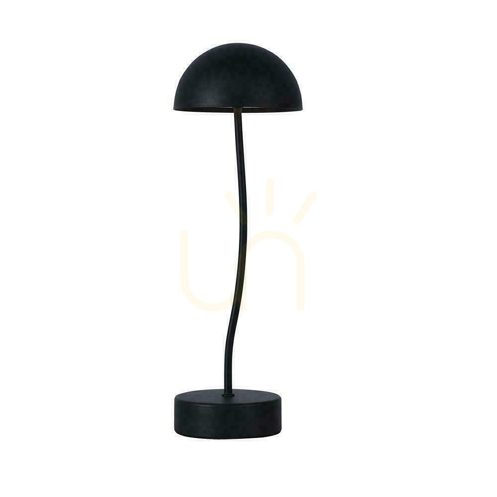 Kontrola V-TAC 3W LED nabíjecí stmívatelná stolní lampa černá VT-7574 3000K 100lm V-TAC 3W LED nabíjecí stmívatelná stolní lampa černá VT-7574 3000K 100lm