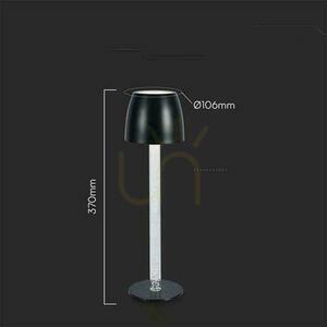 V-TAC 3W LED nabíjecí stmívatelná stolní lampa černá VT-7576 3000K 310lm. 6 V-TAC 3W LED nabíjecí stmívatelná stolní lampa černá VT-7576 3000K 310lm. small 6
