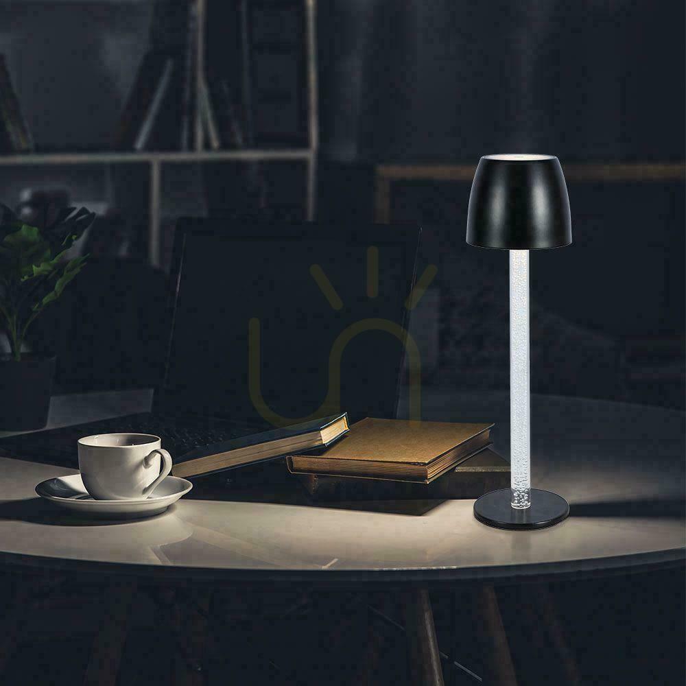 Zobrazit V-TAC 3W LED nabíjecí stmívatelná stolní lampa černá VT-7576 3000K 310lm. V-TAC 3W LED nabíjecí stmívatelná stolní lampa černá VT-7576 3000K 310lm.