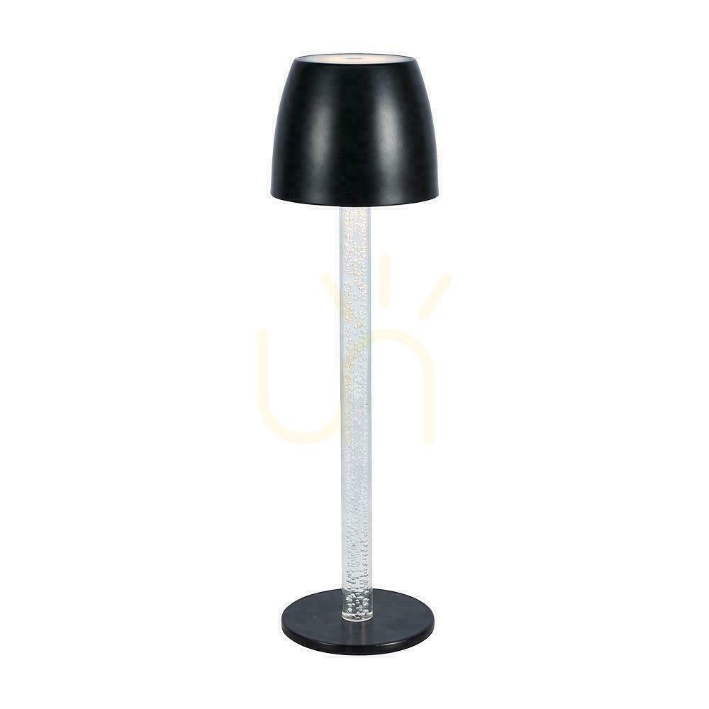 Kontrola V-TAC 3W LED nabíjecí stmívatelná stolní lampa černá VT-7576 3000K 310lm. V-TAC 3W LED nabíjecí stmívatelná stolní lampa černá VT-7576 3000K 310lm.