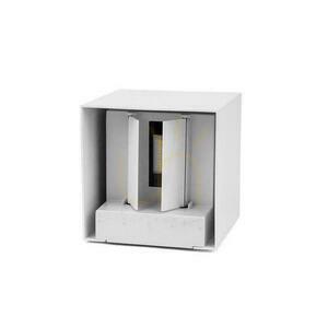 Solární nástěnné svítidlo V-TAC 9W LED COB Adjustable White Cube 15x15cm IP65 VT-11109 3000K 860lm. small 2