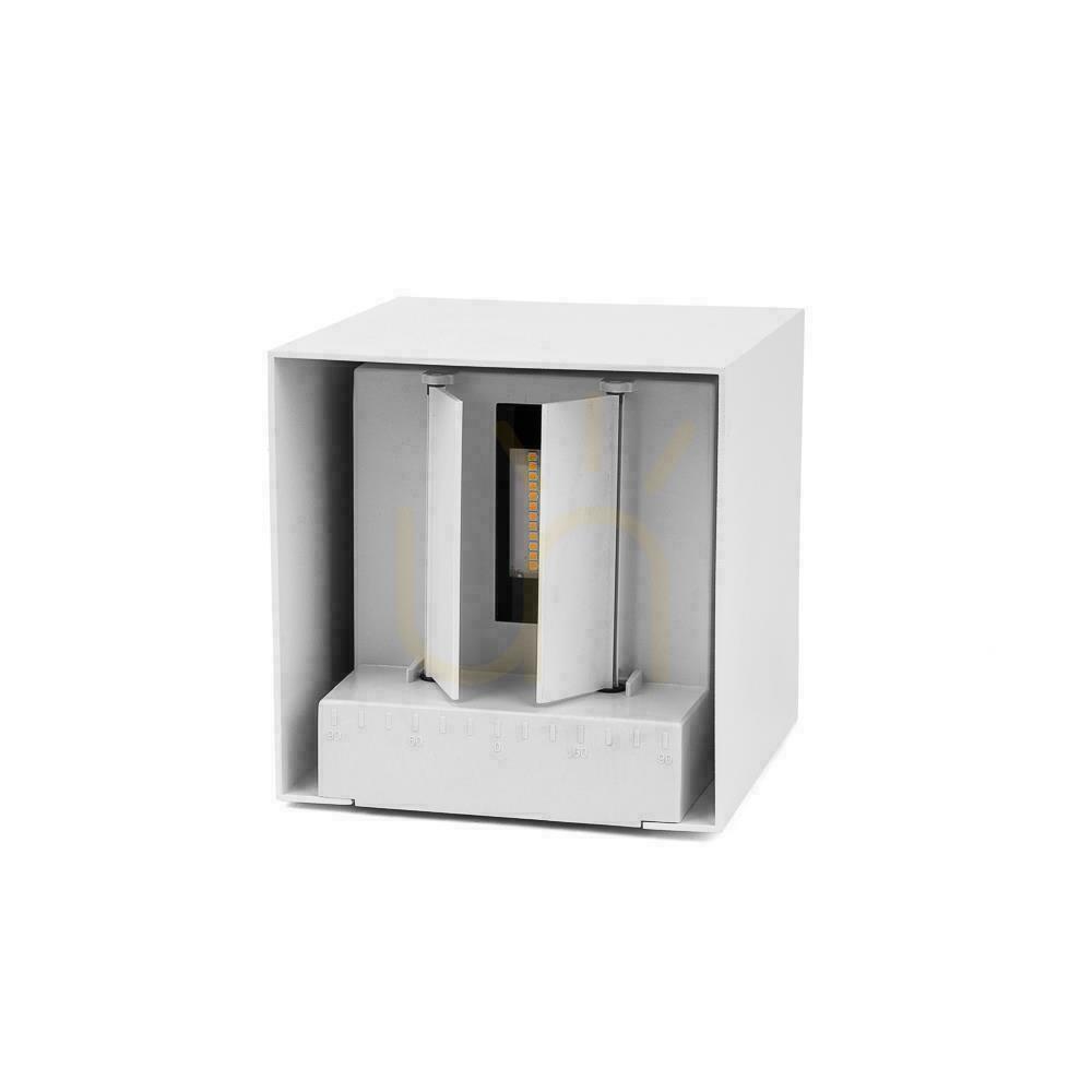 Náhled Solární nástěnné svítidlo V-TAC 9W LED COB Adjustable White Cube 15x15cm IP65 VT-11109 4000K 860lm. Solární nástěnné svítidlo V-TAC 9W LED COB Adjustable White Cube 15x15cm IP65 VT-11109 4000K 860lm.