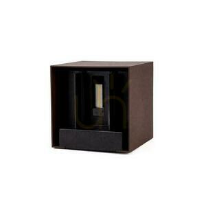 Solární nástěnné svítidlo V-TAC 9W LED COB Adjustable Bronze Corten Cube 15x15cm IP65 VT-11109 4000K 860lm. 1 Solární nástěnné svítidlo V-TAC 9W LED COB Adjustable Bronze Corten Cube 15x15cm IP65 VT-11109 4000K 860lm. small 1