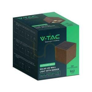 Solární nástěnné svítidlo V-TAC 9W LED COB Adjustable Bronze Corten Cube 15x15cm IP65 VT-11109 4000K 860lm. 3 Solární nástěnné svítidlo V-TAC 9W LED COB Adjustable Bronze Corten Cube 15x15cm IP65 VT-11109 4000K 860lm. small 3