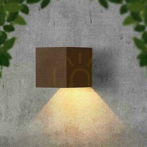 Solární nástěnné svítidlo V-TAC 9W LED COB Adjustable Bronze Corten Cube 15x15cm IP65 VT-11109 4000K 860lm. 6 Solární nástěnné svítidlo V-TAC 9W LED COB Adjustable Bronze Corten Cube 15x15cm IP65 VT-11109 4000K 860lm. small 6