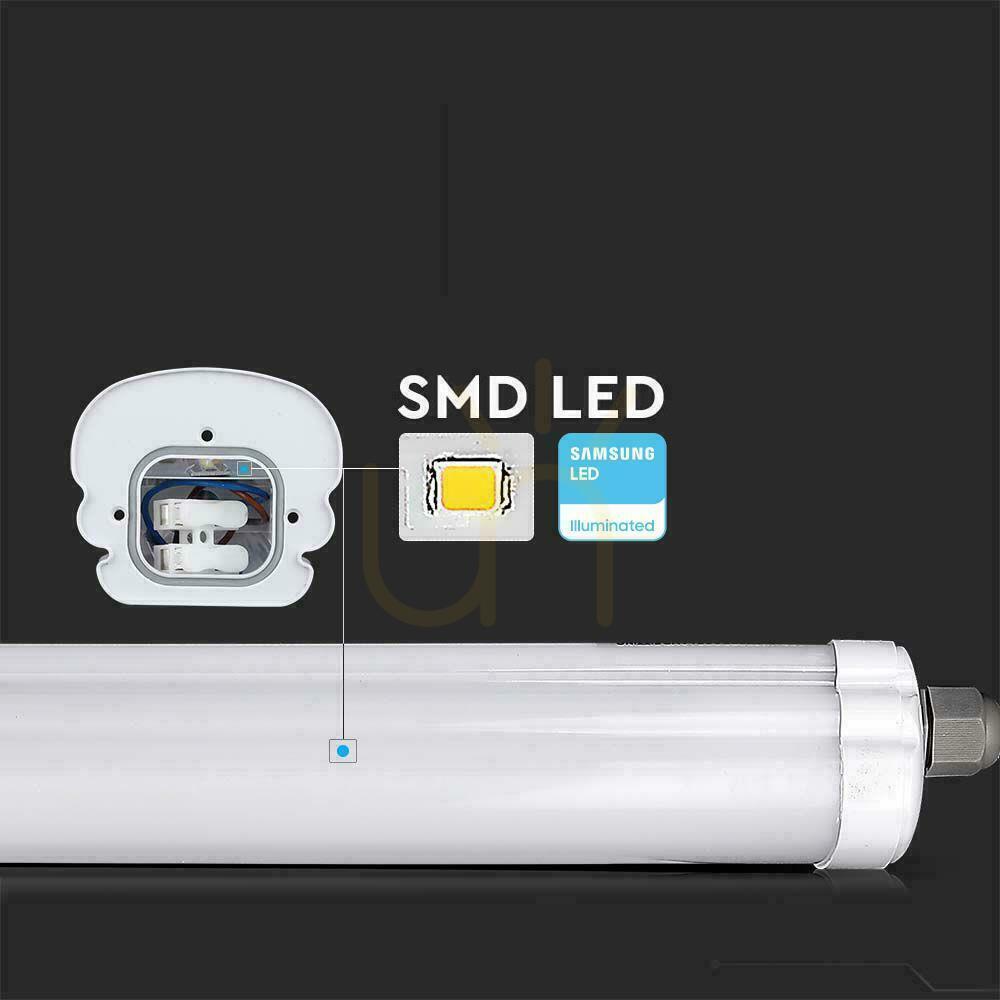 Kontrola V-TAC SAMSUNG CHIP G-SERIES 150cm 48W 120Lm/W VT-1574 6500K 5760lm Hermetické LED svítidlo 3 roky záruka V-TAC SAMSUNG CHIP G-SERIES 150cm 48W 120Lm/W VT-1574 6500K 5760lm Hermetické LED svítidlo 3 roky záruka