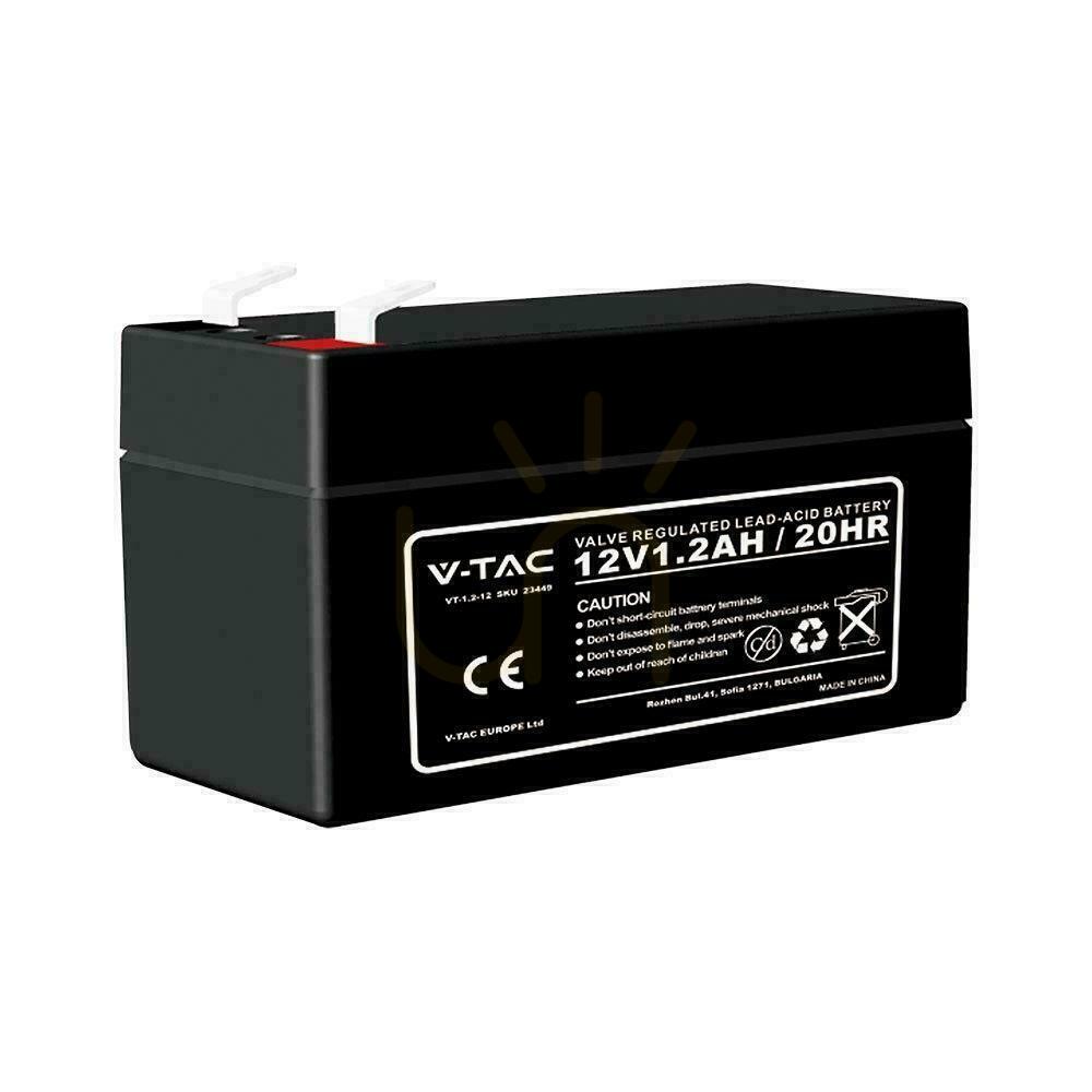 Kontrola Bezúdržbová 1,3AH gelová baterie V-TAC TI 97x43x52(57)mm VT-1.2-12 Záruka 5 let Bezúdržbová 1,3AH gelová baterie V-TAC TI 97x43x52(57)mm VT-1.2-12 Záruka 5 let