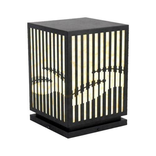 Kontrola Černé zahradní sloupkové svítidlo V-TAC VT-7657 36,5 cm IP65 E27 bez žárovky SKU 23353