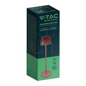 V-TAC 2,7W LED lampička na noční stolek 34cm USB nabíjení stmívatelná bronzová VT-7967 3000K-6000K 110lm 3 V-TAC 2,7W LED lampička na noční stolek 34cm USB nabíjení stmívatelná bronzová VT-7967 3000K-6000K 110lm small 3