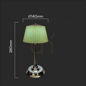 Stolní LED lampa V-TAC VT-7968-CG 1,5 W, chromová a světle zelená, 3 barvy světla 4 Stolní LED lampa V-TAC VT-7968-CG 1,5 W, chromová a světle zelená, 3 barvy světla small 4