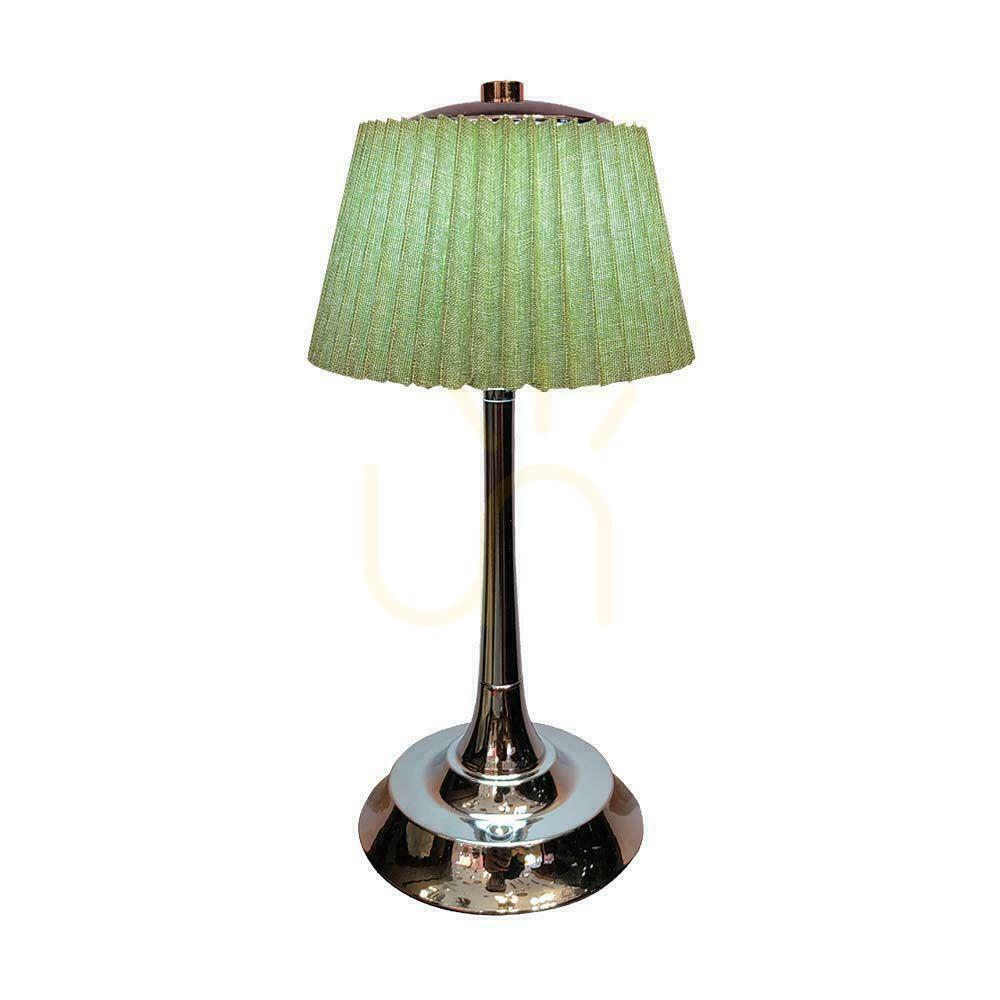 Kontrola Stolní LED lampa V-TAC VT-7968-CG 1,5 W, chromová a světle zelená, 3 barvy světla Stolní LED lampa V-TAC VT-7968-CG 1,5 W, chromová a světle zelená, 3 barvy světla