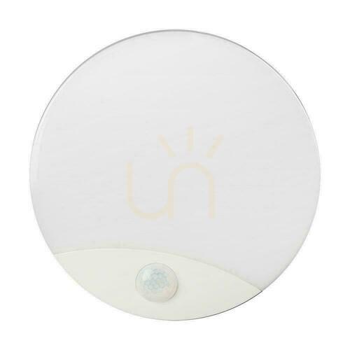 Kontrola LED stropní svítidlo V-TAC VT-81004 bílé IP44 s pohybovým senzorem CCT 15 W, 25 cm